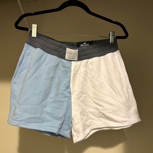 Hollister Color block Ultra High Rise Sweatshorts, Size Medium